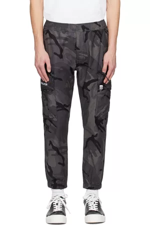 AAPE BY A BATHING APE Mænd Camouflage bukser - Black & Gray Camouflage Trousers