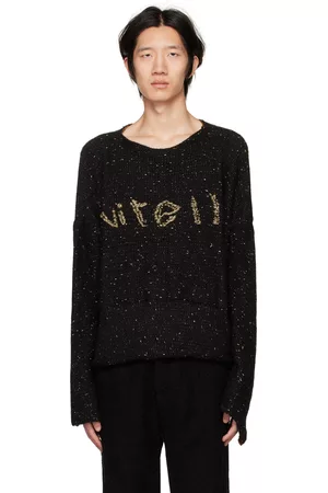 Vitelli Mænd Mobil Covers - SSENSE Exclusive Black Galaxy Sweater