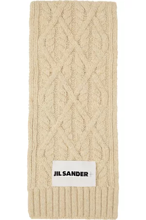 Jil Sander Mænd Tørklæder - Beige Donegal Scarf