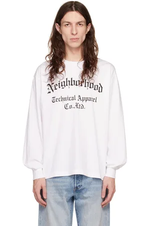 NEIGHBORHOOD Mænd Langærmede - Printed Long Sleeve T-Shirt