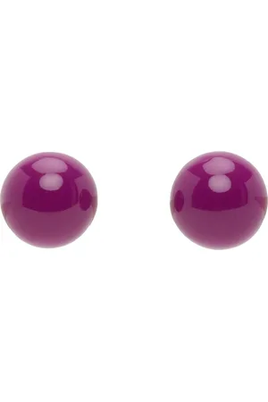 DRIES VAN NOTEN Pink Ball Earrings