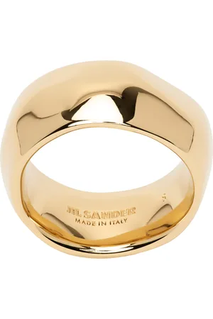 Jil Sander Kvinder Ringe - Gold Rough Nature Ring