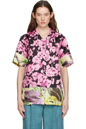 DRIES VAN NOTEN Purple Camp Shirt