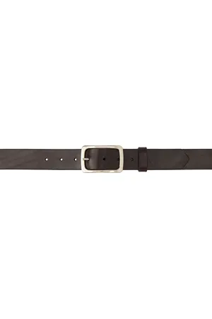 DRIES VAN NOTEN Brown Leather Belt