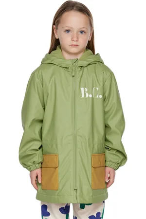 Bobo Choses Regntøj - Kids Green Color Block Raincoat