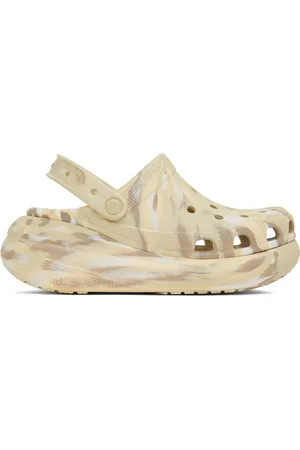 Crocs Tan Crush Clogs