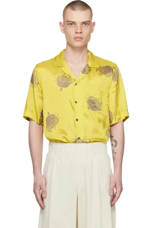 DRIES VAN NOTEN Mænd Accessories - Yellow Printed Shirt