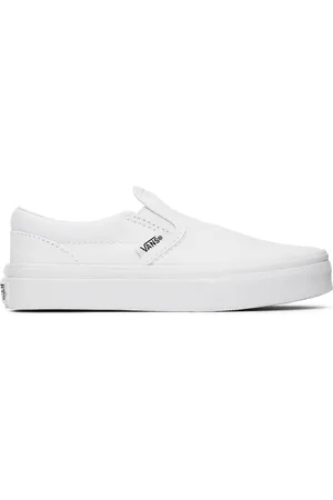 Vans Casual sko - Kids White Classic Slip-On Little Kids Sneakers