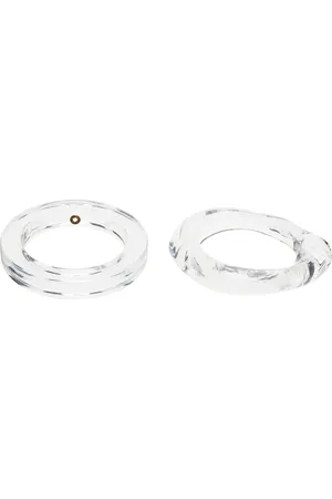 DRIES VAN NOTEN Transparent Cuff Bracelet Set