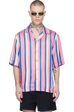 DRIES VAN NOTEN Pink Striped Shirt