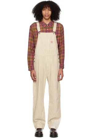 Levi's Off-White Loose Overalls