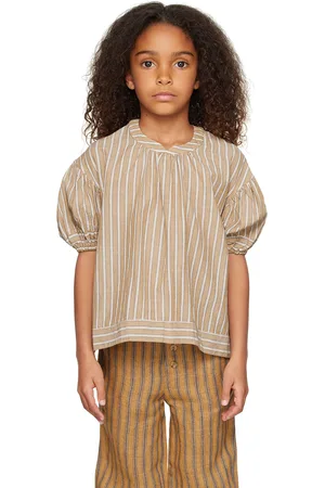 Caramel Piger Bluser - Kids Brown Chicory Blouse