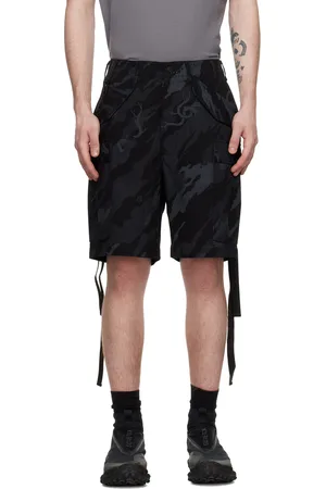 Maharishi Mænd Shorts - Black Cargo Shorts