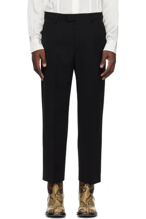 DRIES VAN NOTEN Mænd Bukser - Black Cropped Trousers