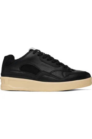 Jil Sander Mænd Sneakers - Black Perforated Sneakers