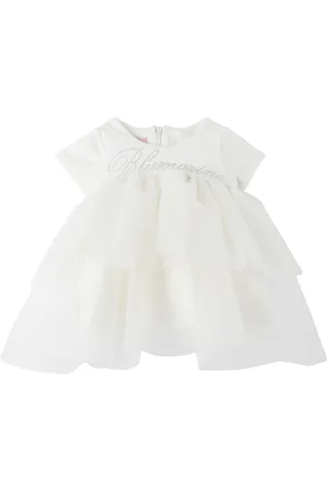 Rummelig affjedring pasta Hvide kjoler for børn | FASHIOLA.dk