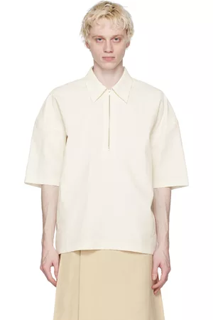 Jil Sander Mænd Accessories - White Zip Shirt