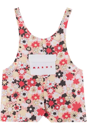 Marni Piger Jumpsuits - Baby Pink Floral Jumpsuit