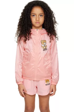 Moschino Jakker - Kids Pink Hooded Jacket