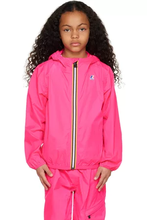 K-Way Regntøj - Kids Pink Claude Rain Jacket
