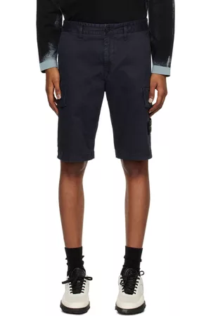 Stone Island Mænd Shorts - Navy Patch Shorts