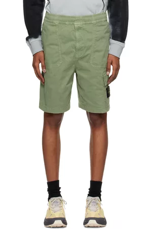 Stone Island Mænd Shorts - Green Patch Shorts