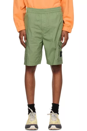 Stone Island Mænd Shorts - Green Patch Shorts