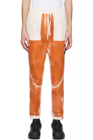 Stone Island Mænd Joggingbukser - Orange Airbrushed Sweatpants