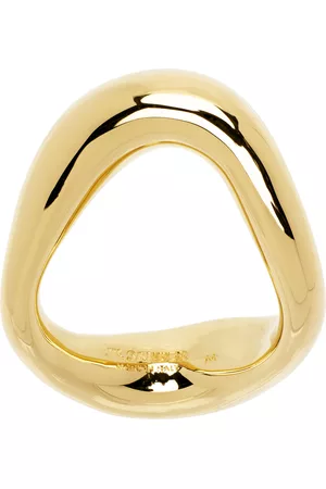 Jil Sander Kvinder Ringe - Gold Sculptural Ring