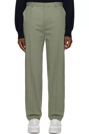 A.P.C. Mænd Khaki bukser - Khaki Massimo Trousers
