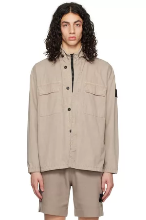 Stone Island Mænd Accessories - Taupe Old Treatment Shirt
