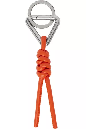 Bottega Veneta Mænd Nøgleringe - Orange Triangle Key Ring