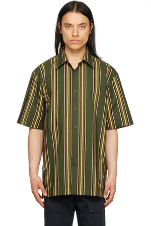 DRIES VAN NOTEN Mænd Accessories - Khaki Striped Shirt
