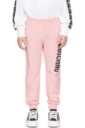 Moschino Joggingbukser - Kids Pink Printed Sweatpants
