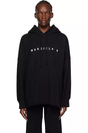 Maison Margiela Mænd Sweatshirts - Black Printed Hoodie