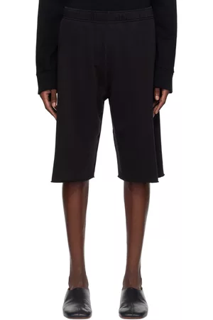 Maison Margiela Mænd Shorts - Black Elasticized Shorts