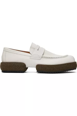 DRIES VAN NOTEN Mænd Flade sko - Off-White Platform Loafers