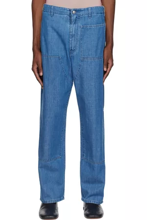 Maison Margiela Mænd Jeans - Blue Paneled Jeans