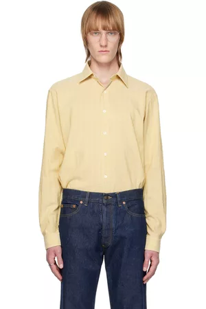 Maison Margiela Mænd Accessories - Yellow Irregular Stripe Shirt