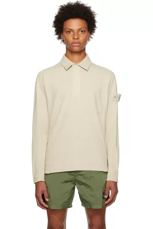 Stone Island Mænd Poloer - Beige Ghost Piece Polo