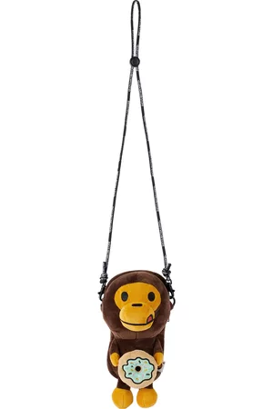 BAPE Mænd Mobil Covers - Brown Baby Milo Donut Phone Pouch