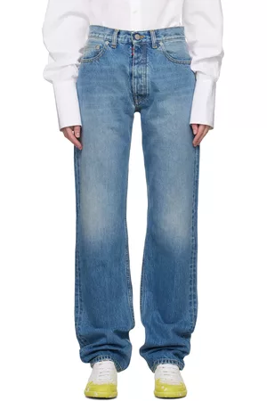 Maison Margiela Kvinder Straight - Blue Straight-Leg Jeans