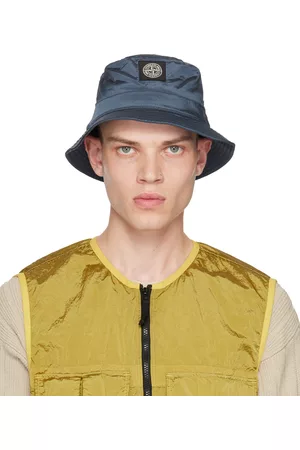 Stone Island Mænd Hatte - Blue Logo Bucket Hat