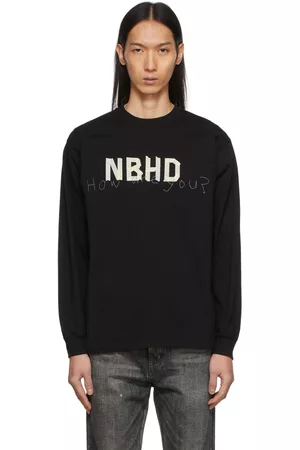 NEIGHBORHOOD Mænd Langærmede - Tape Logo Long Sleeve T-Shirt