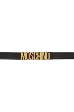 Moschino Kvinder Bælter - Black Hardware Belt