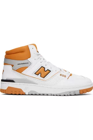 New Balance Mænd Sneakers - White & Orange 650 Sneakers