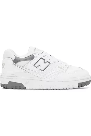 New Balance Mænd Sneakers - White & Gray 550 Sneakers