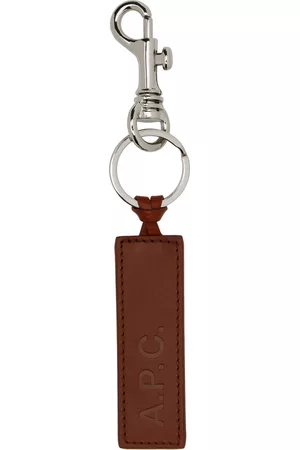 A.P.C. Mænd Nøgleringe - Brown Leather Keychain