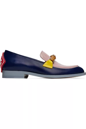 Casablanca Mænd Flade sko - Navy & Pink Memphis Loafers