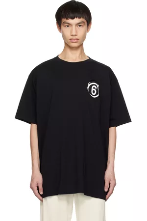 Maison Margiela Mænd Kortærmede - Black Numerical T-Shirt